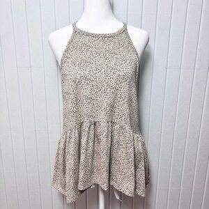 gaze Women’s‎ Cropped Top Leopard Print Size M